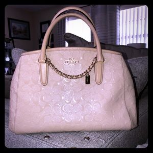 Coach Nude Two-Toned Handbag